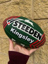 Load image into Gallery viewer, Personalised South Sydney Rabbitohs Official NRL Ball (11inch mini ball)
