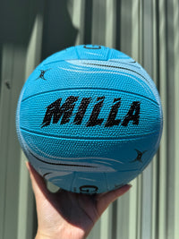 Load image into Gallery viewer, Personalised Gilbert Phoenix Netball Blue (SIZE 5)
