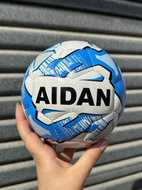 Load image into Gallery viewer, Mini Personalised Mi-Ball Blue Soccer Ball (Mini Size)
