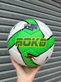 Load image into Gallery viewer, Personalised Deploy Green Soccer Ball (Size 3, 4, 5)
