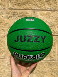 Load image into Gallery viewer, Personalised Buffalo Rubber Green Basketball (Size 5, 6)
