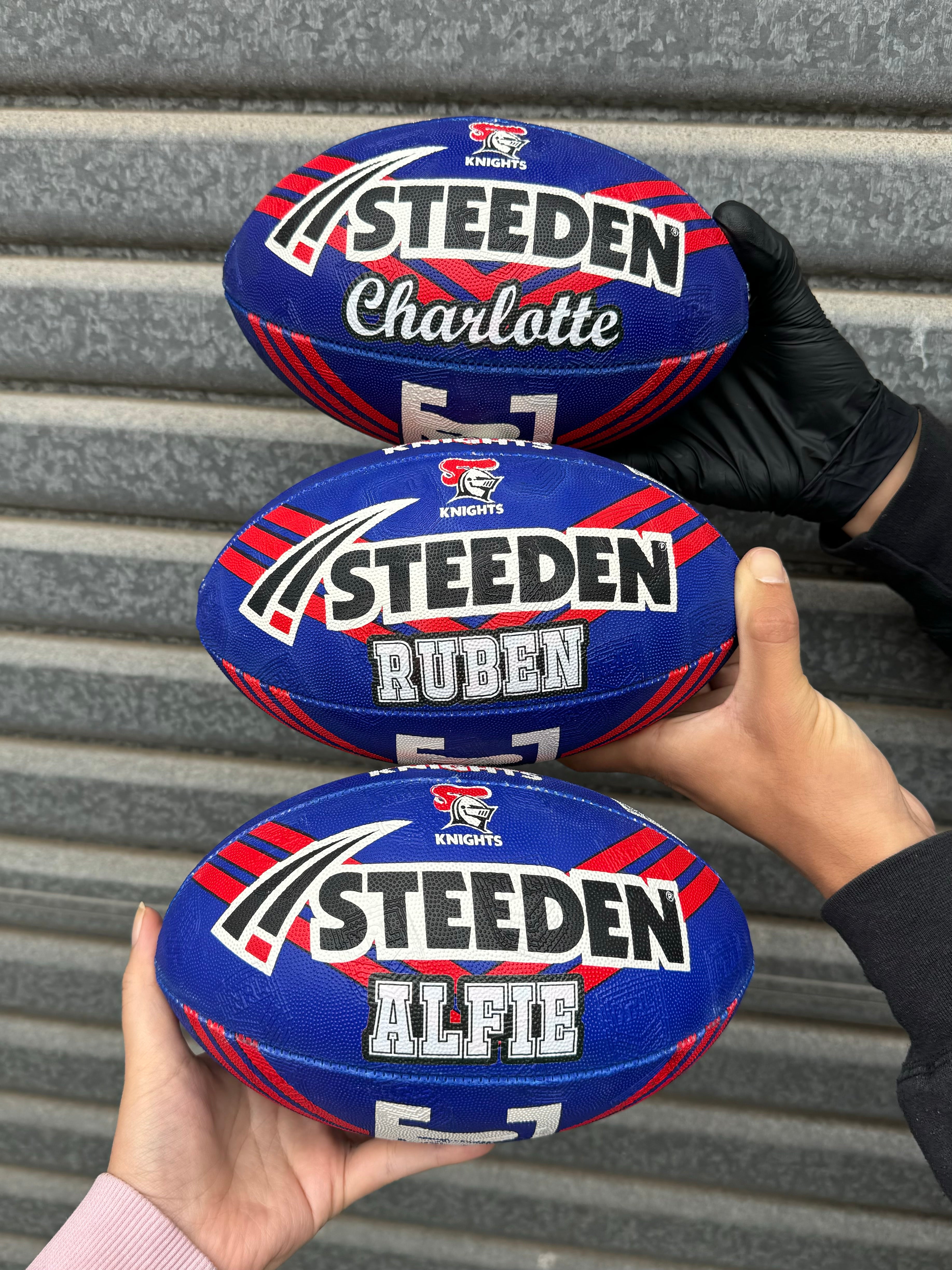 Personalised Official NRL Team balls (11inch mini ball)