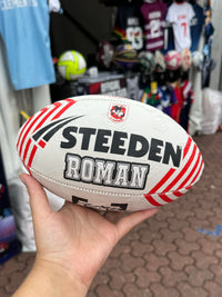Load image into Gallery viewer, Personalised St George Dragons Official NRL Ball (11inch mini ball)
