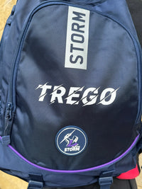 Load image into Gallery viewer, Personalised Melbourne Storm Official NRL Backpack
