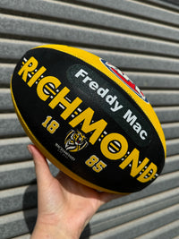 Load image into Gallery viewer, Personalised AFL Official Richmond Tigers Club Football (Size 5)
