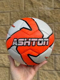 Load image into Gallery viewer, Personalised Deploy Orange Soccer Ball (Size 3, 4, 5)

