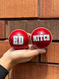 Load image into Gallery viewer, Personalised Red Cricket Ball
