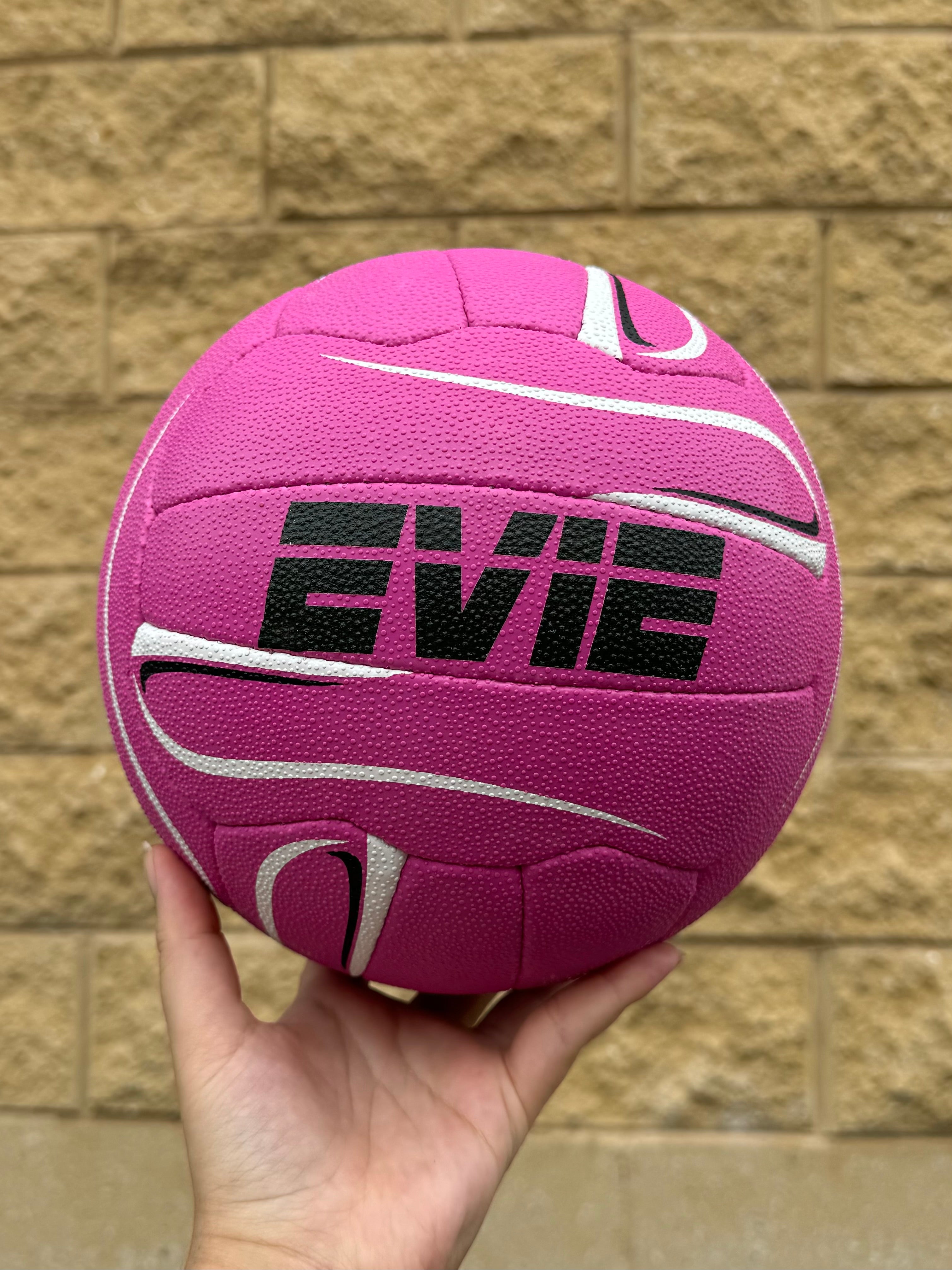 Personalised Mi-Ball Envision Pink Netball (SIZE 4, 5)