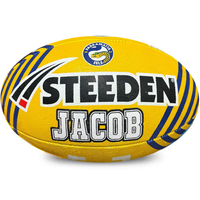 Load image into Gallery viewer, Personalised Parramatta Eels Official NRL Ball (Size 5)
