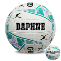 Load image into Gallery viewer, Personalised Gilbert White Ember Netball (SIZE 5)
