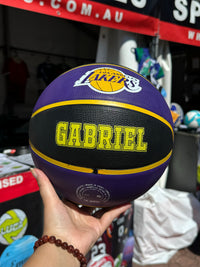 Load image into Gallery viewer, Personalised NBA Official LA Lakers Team Basketball (SIZE 7)
