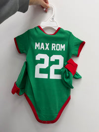 Load image into Gallery viewer, Personalised South Sydney Rabbitohs NRL Lullaby 3pc Baby Gift Set
