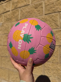Load image into Gallery viewer, Personalised Hart Pineapple Dream Netball (SIZE 5)
