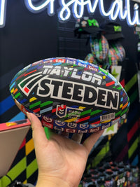Load image into Gallery viewer, Personalised 2026 Official NRL Magic Round Supporter Ball (11 inch Mini)

