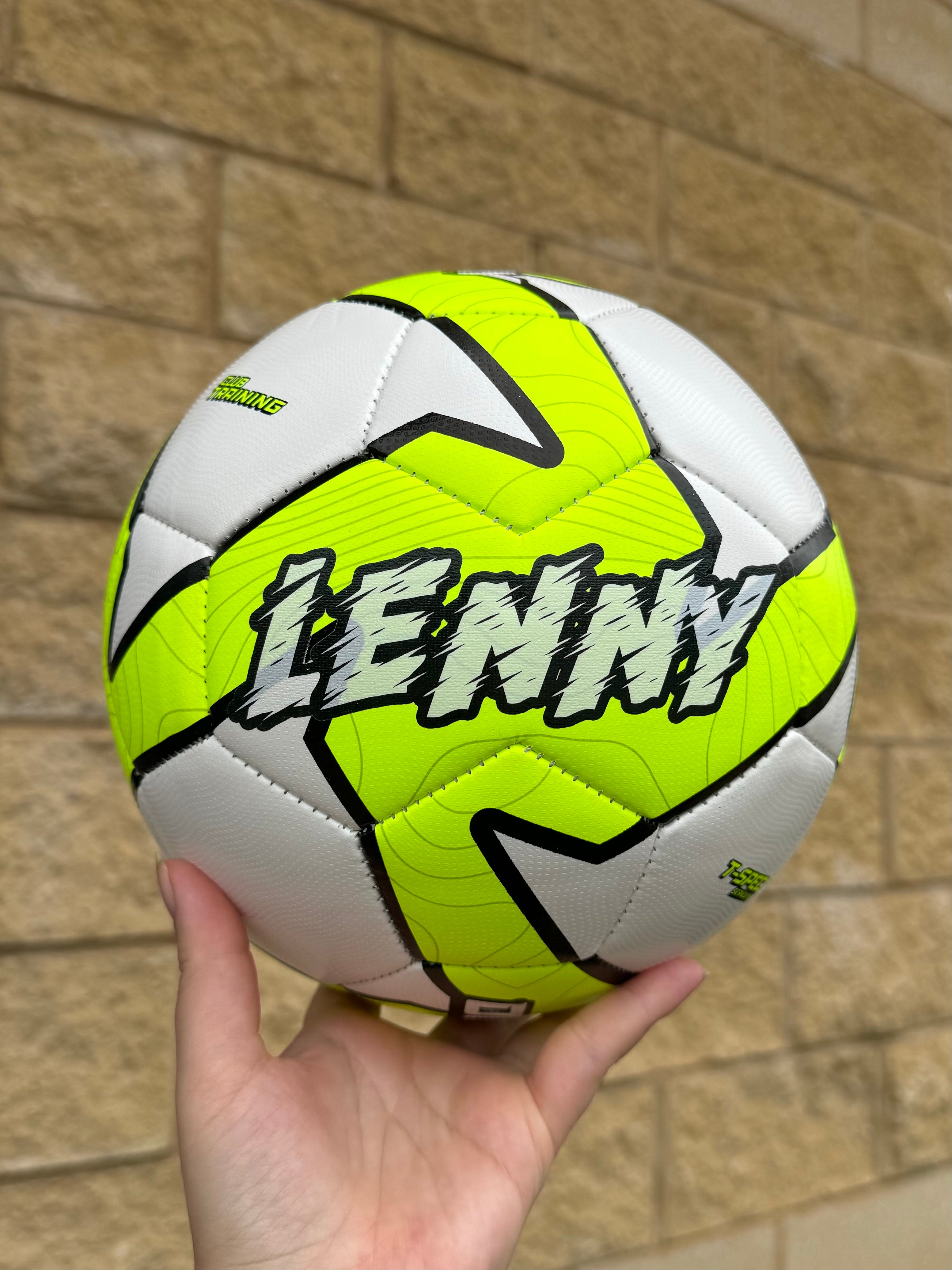 Personalised Neon Deploy Soccer Ball (Size 3, 4 ,5)