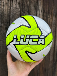 Load image into Gallery viewer, Personalised Neon Deploy Soccer Ball (Size 3, 4 ,5)
