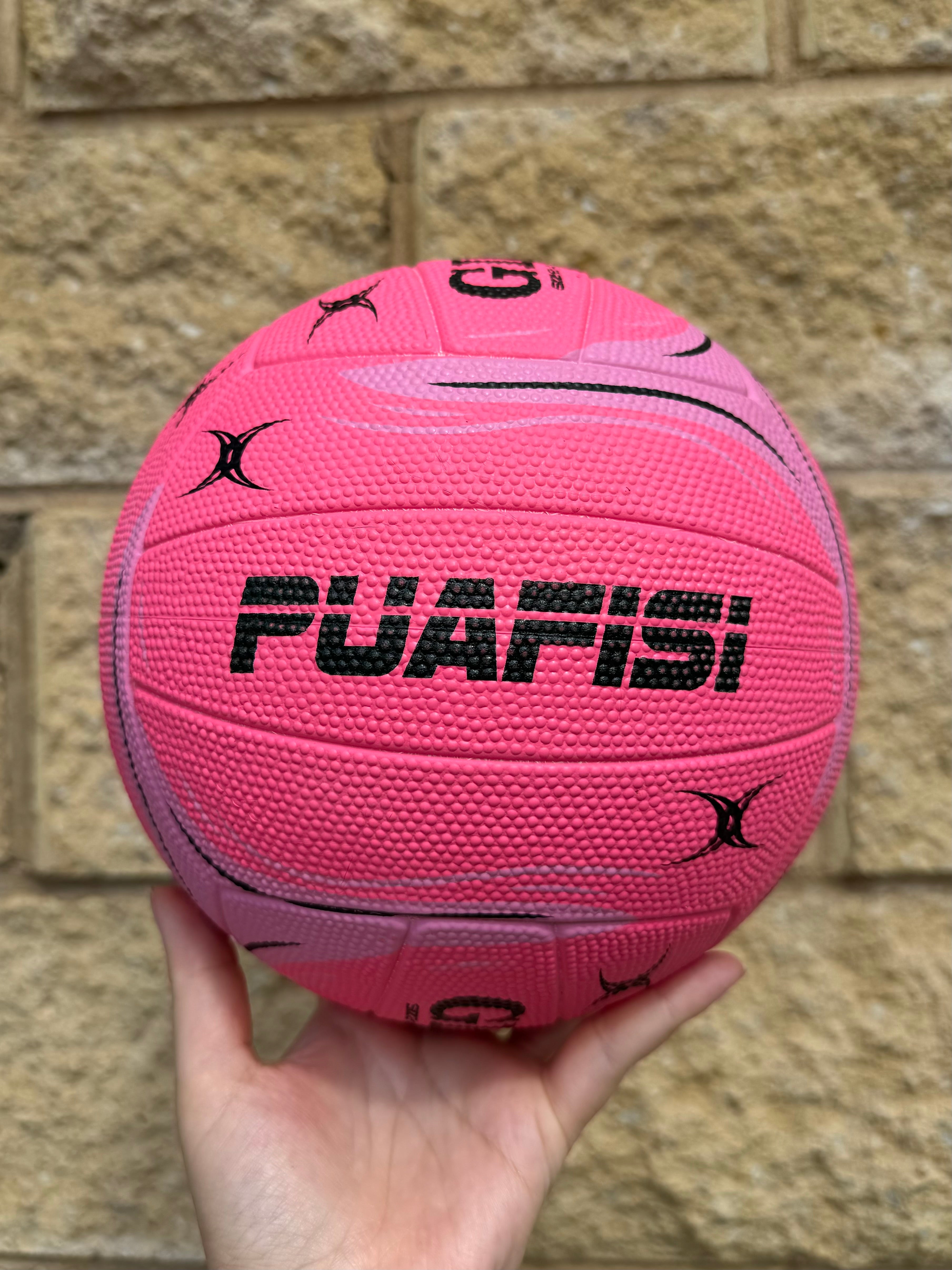 Personalised Gilbert Phoenix Netball Pink (SIZE 4, 5)