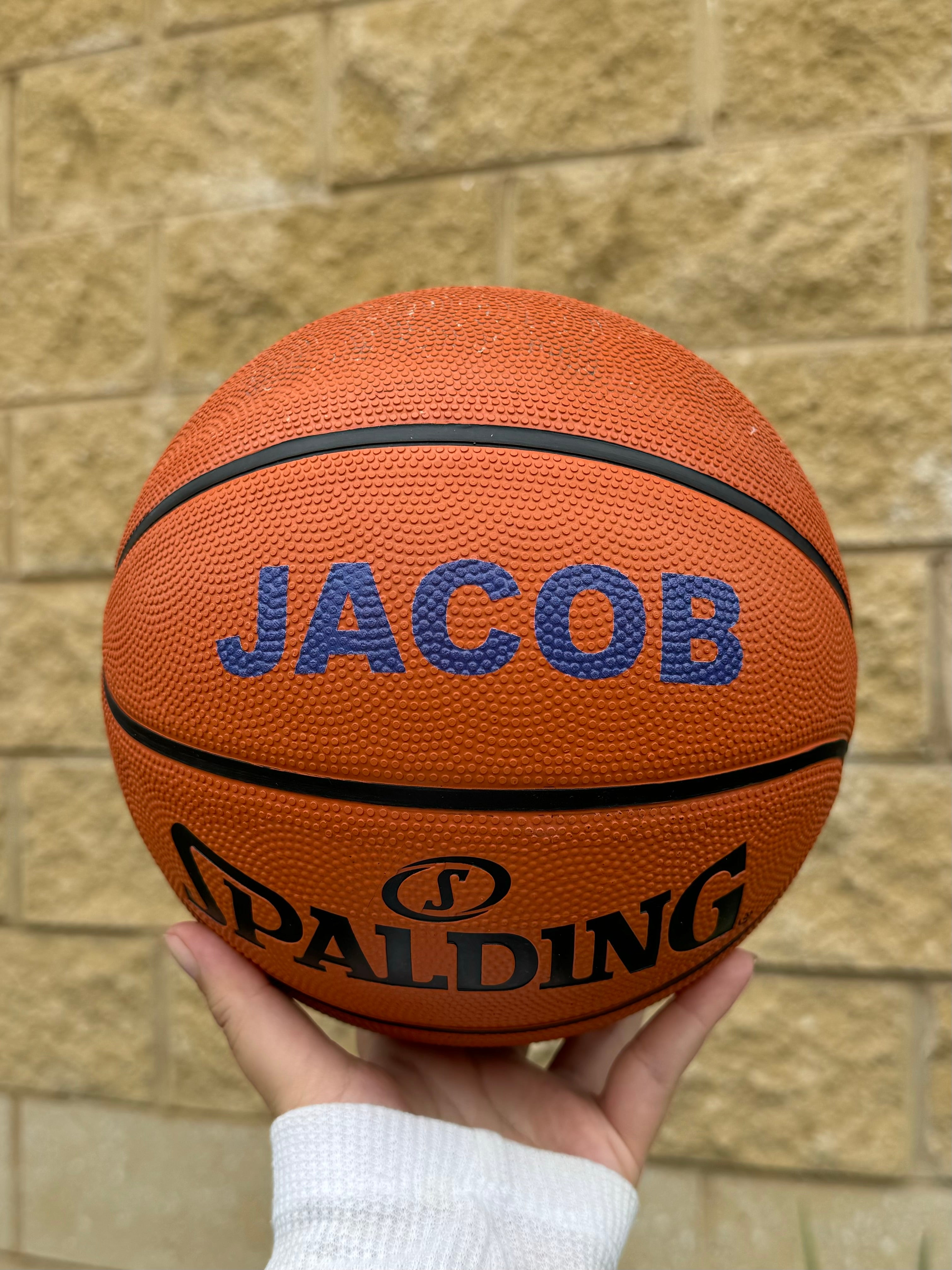 Personalised Spalding Rubber Basketball (Size 4) TF-150