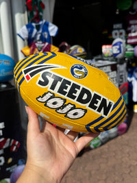 Load image into Gallery viewer, Personalised Parramatta Eels Official NRL Ball (11inch mini ball)
