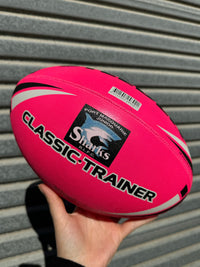 Load image into Gallery viewer, Personalised Pink Steeden Rugby League Balls (Size 5)

