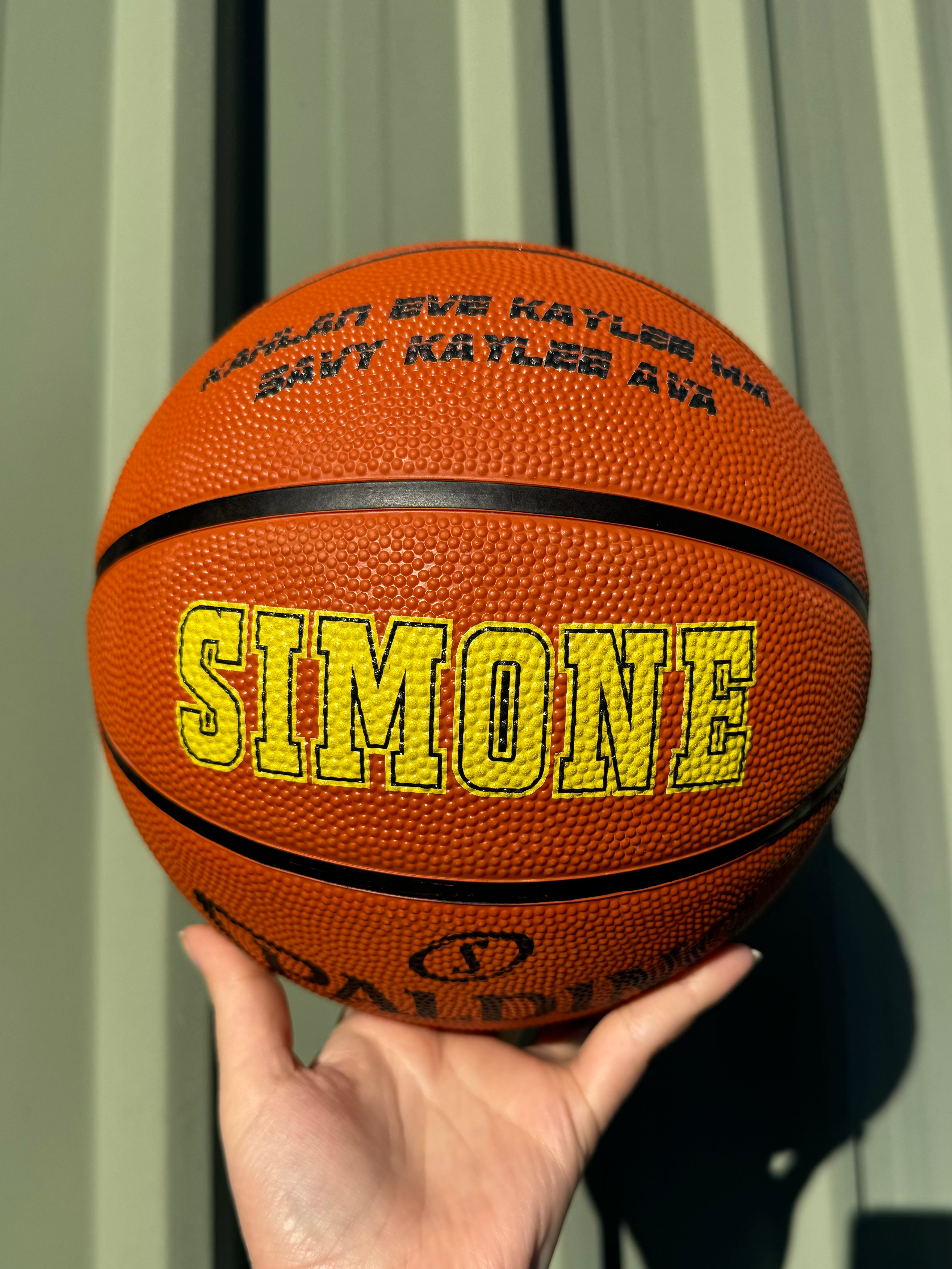 Personalised Spalding TF-50 Rubber Basketball (Size 5, 6 & 7)