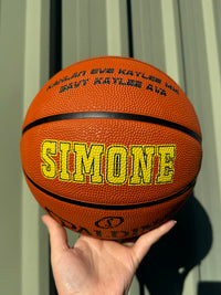 Load image into Gallery viewer, Personalised Spalding TF-50 Rubber Basketball (Size 5, 6 &amp; 7)
