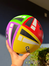 Load image into Gallery viewer, Personalised Multi Colour Steeden Rugby League Ball (Mini, Mod, Size 5)
