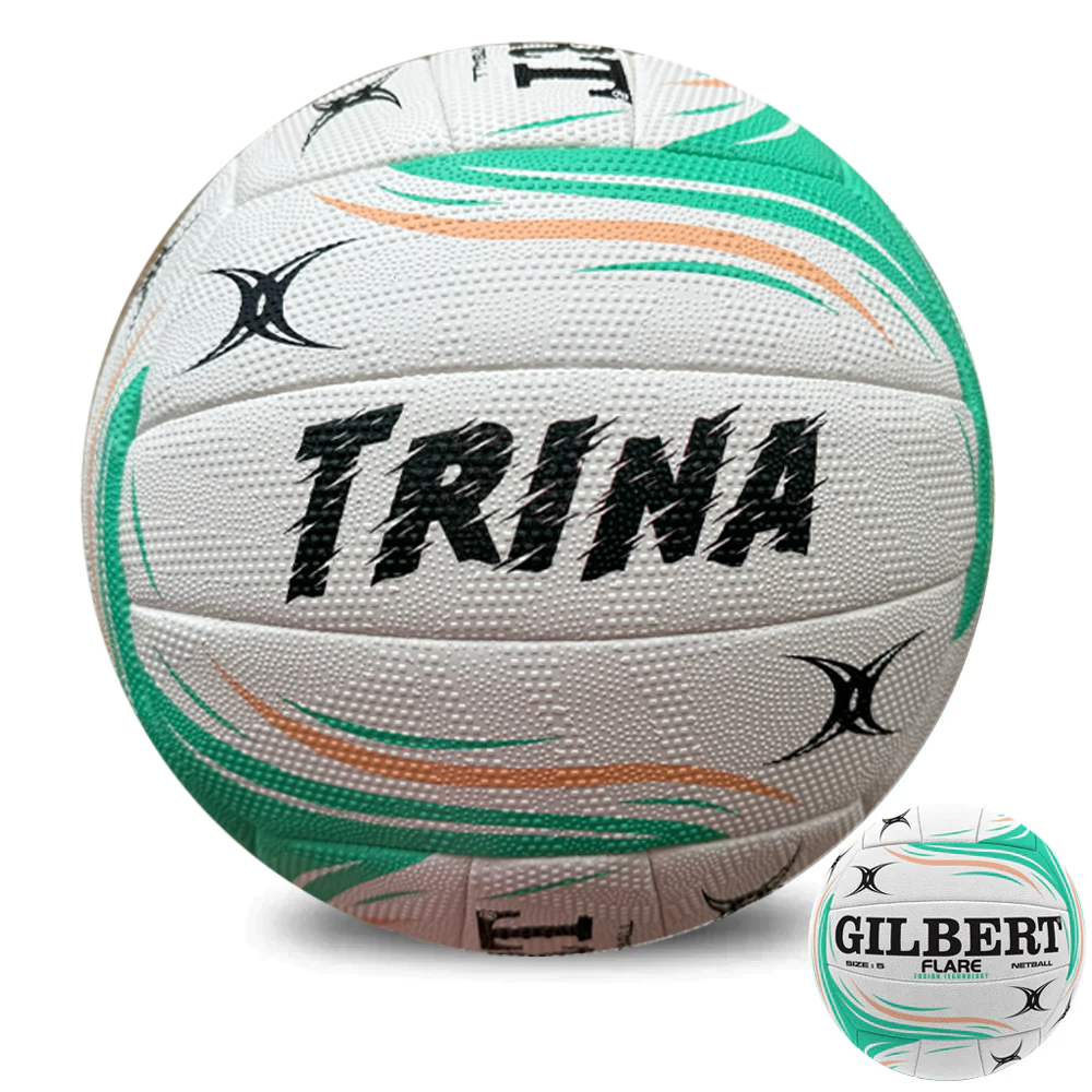 Personalised Gilbert Flare Match Netball (SIZE 5) - 7 Day Dispatch