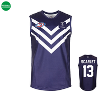 Load image into Gallery viewer, Personalised Fremantle Dockers AFL Guernsey
