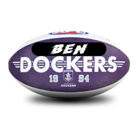 Load image into Gallery viewer, Personalised AFL Official Fremantle Dockers Club Football (Size 5)
