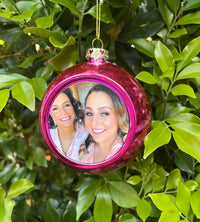 Load image into Gallery viewer, Personalised Pink Christmas Bauble
