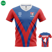 Load image into Gallery viewer, Personalised Newcastle Knights NRL Jersey
