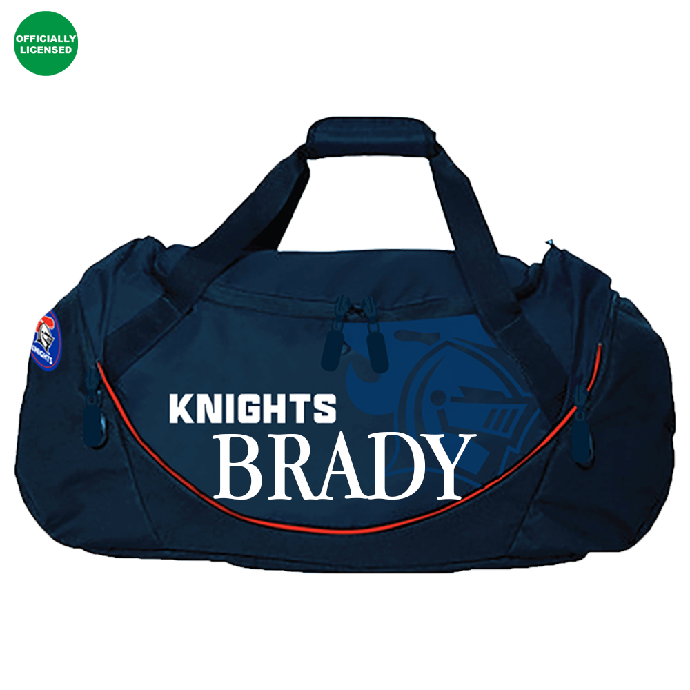 Personalised Newcastle Knights Official NRL Sports Bag
