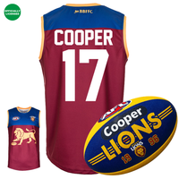 Load image into Gallery viewer, Personalised Official Brisbane Lions AFL Supporter Pack
