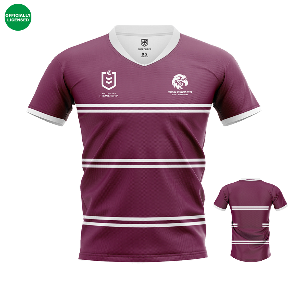 Personalised Manly Sea Eagles Replica NRL Jersey