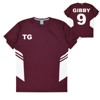 Load image into Gallery viewer, Personalised Maroon and White Training Jersey - Kids
