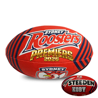 Load image into Gallery viewer, Personalised 2026 Premiership Sydney Roosters NRL Ball (11INCH MINI BALL)
