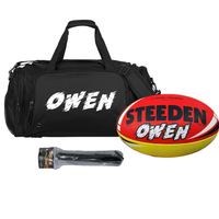 Load image into Gallery viewer, Personalised Rugby League Starter Pack (Steeden Multi)
