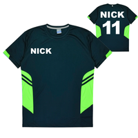 Load image into Gallery viewer, Personalised Navy and Neon Green Training Jersey - Kids
