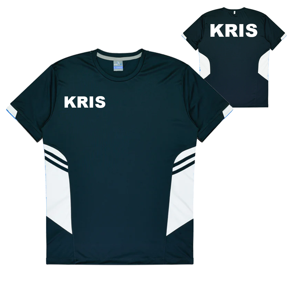 Personalised Navy and White Training Shirt - Kids