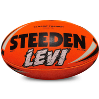 Load image into Gallery viewer, Personalised Orange Steeden Rugby League (Size 5)
