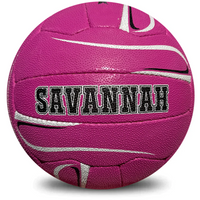 Load image into Gallery viewer, Personalised Mi-Ball Envision Pink Netball (SIZE 4, 5)
