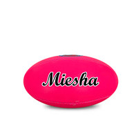 Load image into Gallery viewer, Personalised Sherrin AFL Pink Mini Football (Mini Size)
