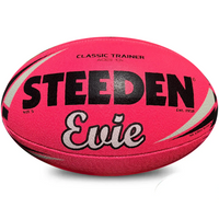 Load image into Gallery viewer, Personalised Pink Steeden Rugby League Balls (Size 5)
