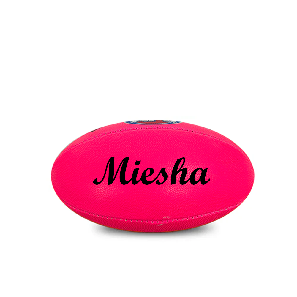 Personalised Sherrin AFL Pink Mini Football (Mini Size)