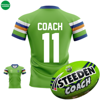 Load image into Gallery viewer, Personalised Canberra Raiders Supporter Bundle (Official Jersey + Ball Pack)
