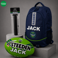 Load image into Gallery viewer, Personalised Official Canberra Raiders Player Pack
