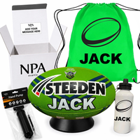 Load image into Gallery viewer, Personalised Official Canberra Raiders NRL Gift Pack (Mini 11inch or Size 5)
