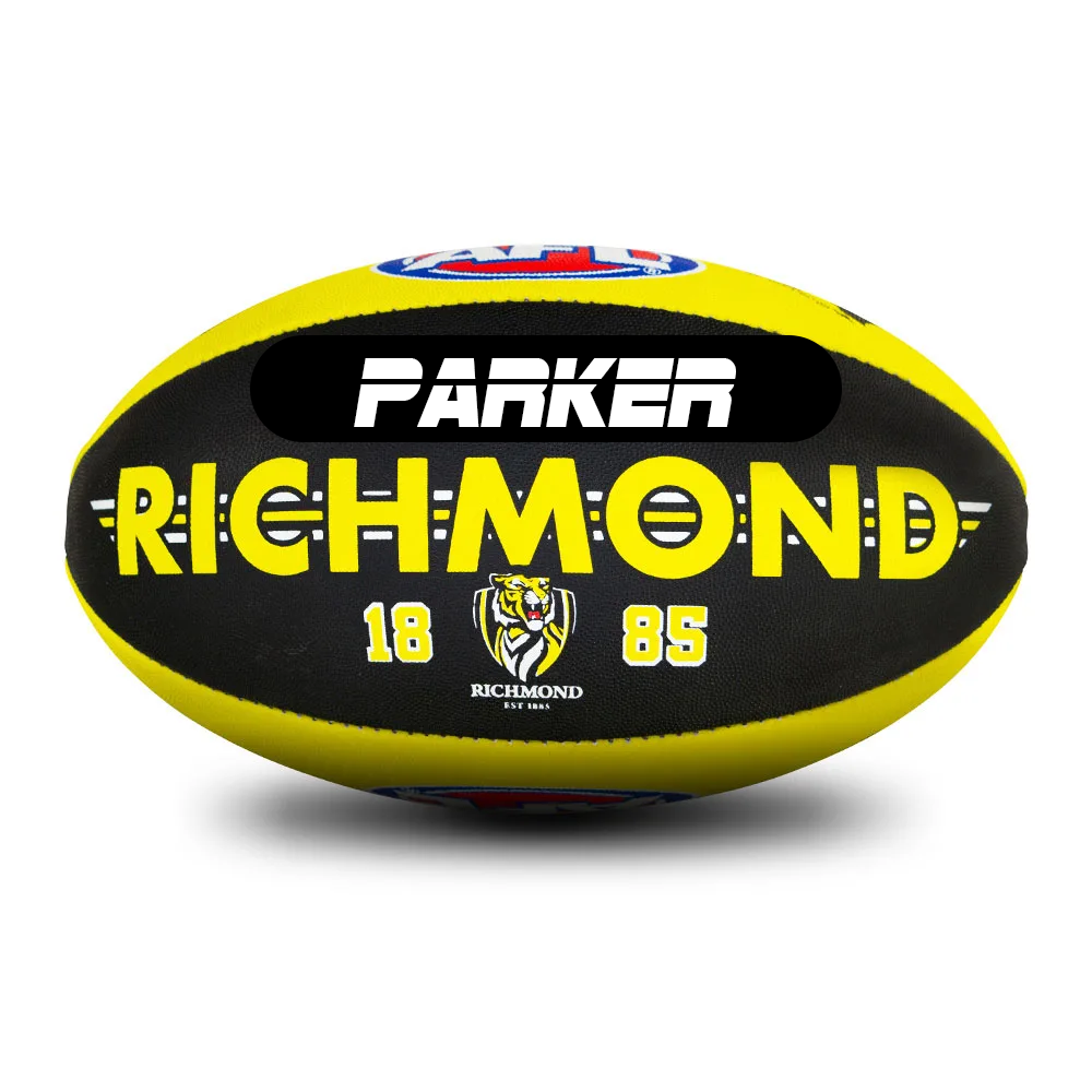 Personalised AFL Official Richmond Tigers Club Football (Size 5)