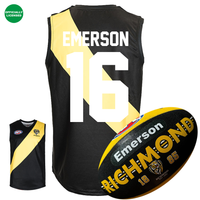 Load image into Gallery viewer, Personalised Official Richmond Tigers AFL Supporter Pack
